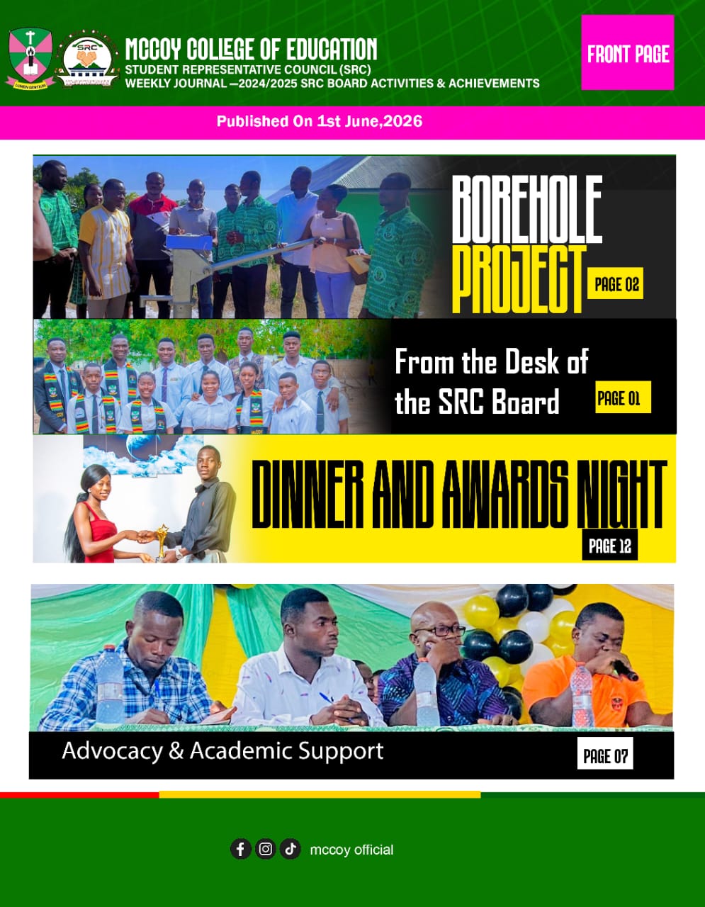 2024/2025 SRC Project- McCoy College of Education
